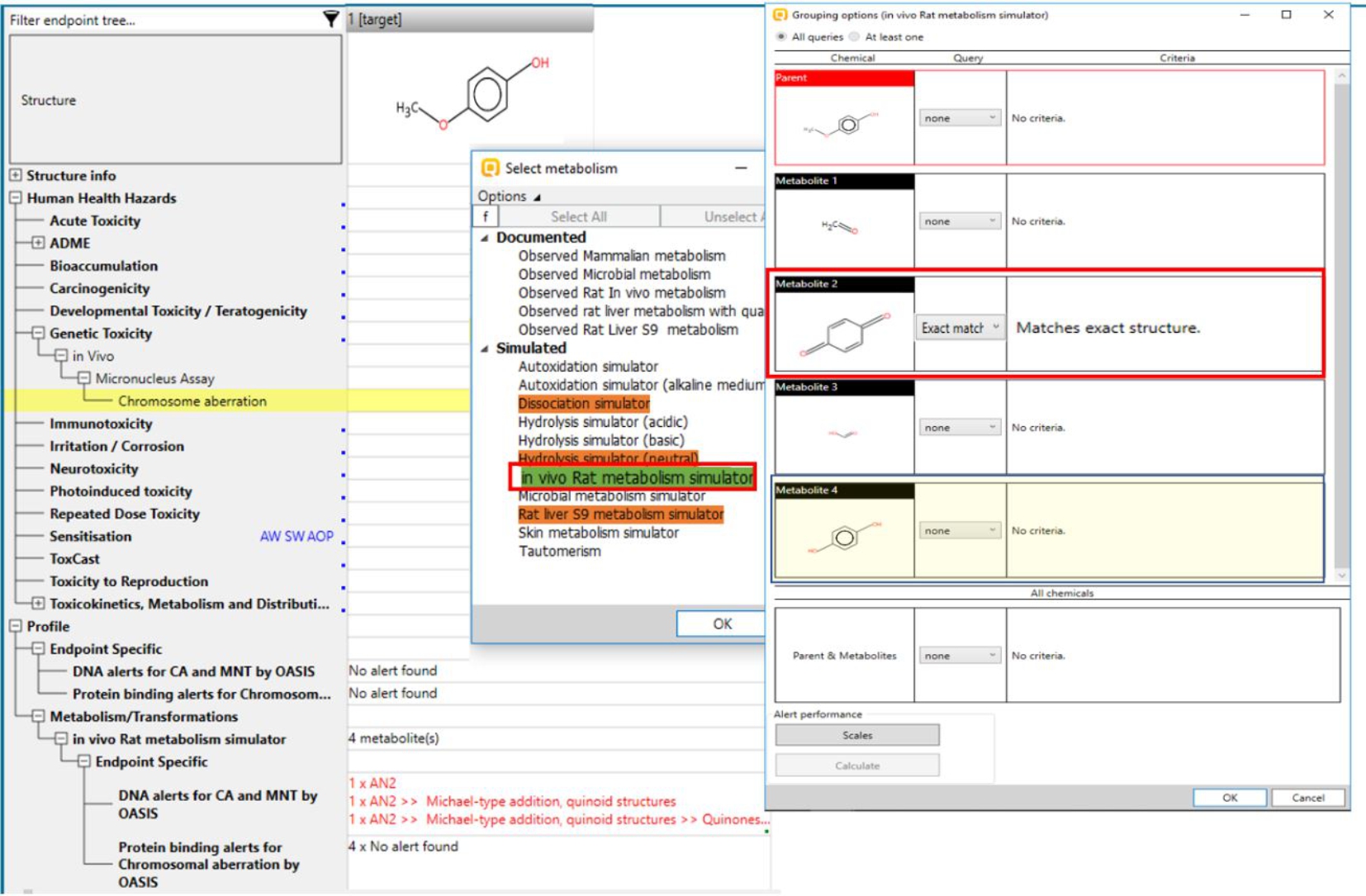 Using metabolic information for categorization and read-across in the OECD QSAR Toolbox
